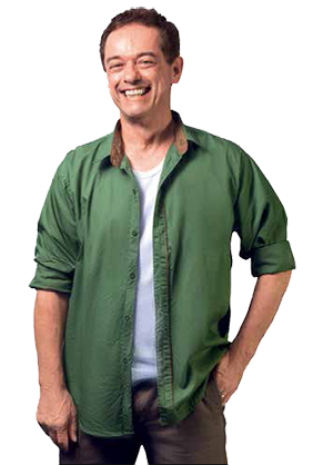 Photo of Dr Andy Hickson wearing green shirt